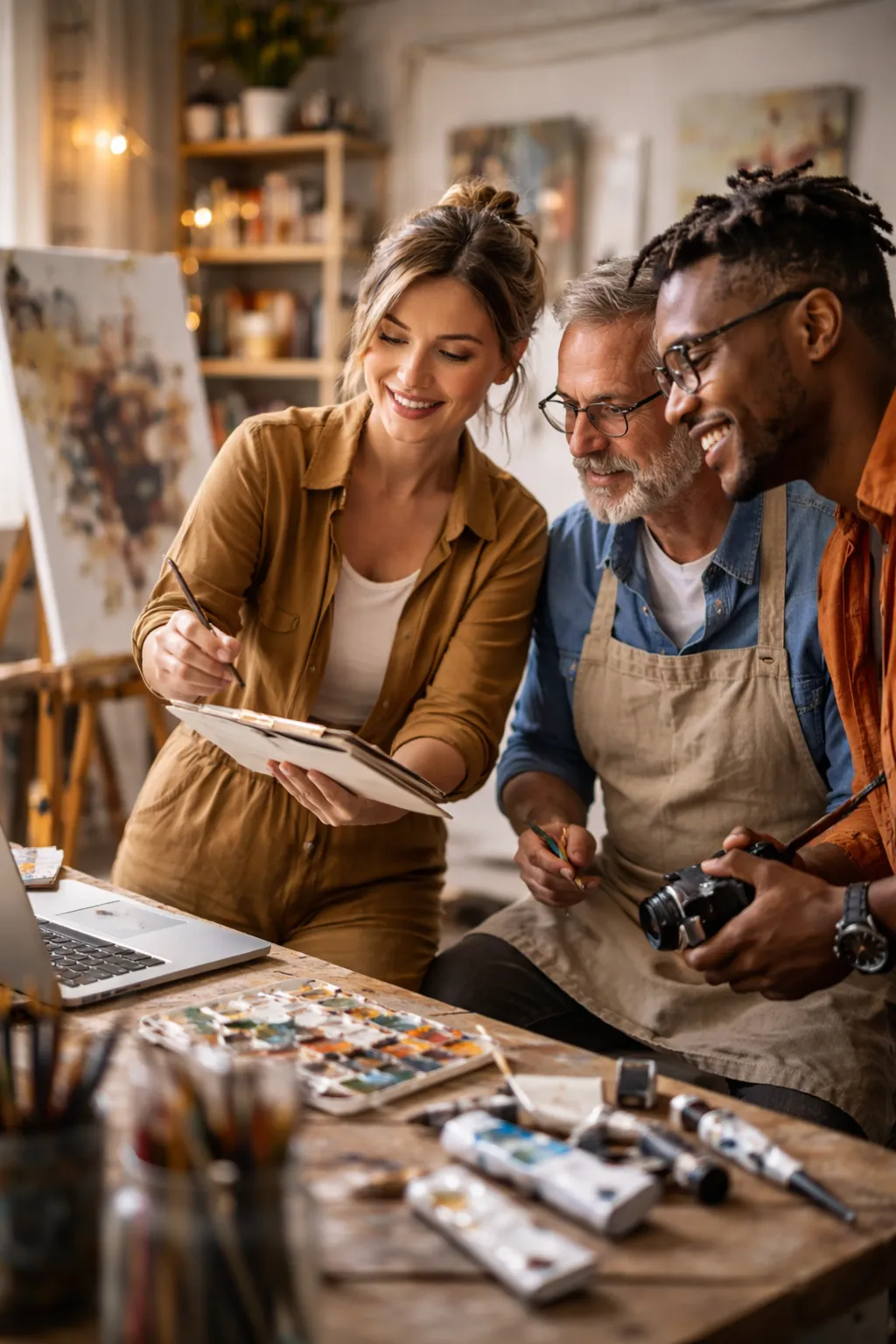 Visualisierung Kreative und Kunstschaffende