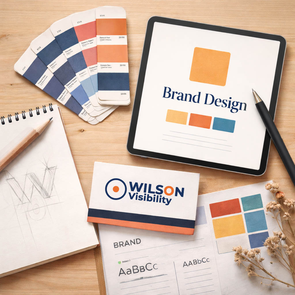 Visualisierung Markenauftritt und Design