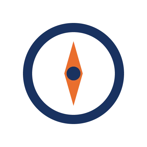 Visualisierung Arbeitsweise Strategie ein Kompass